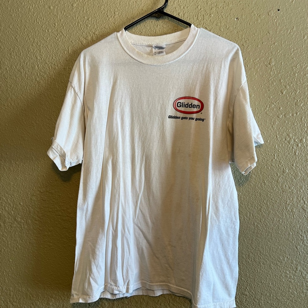 Glidden White Men's T-Shirt
